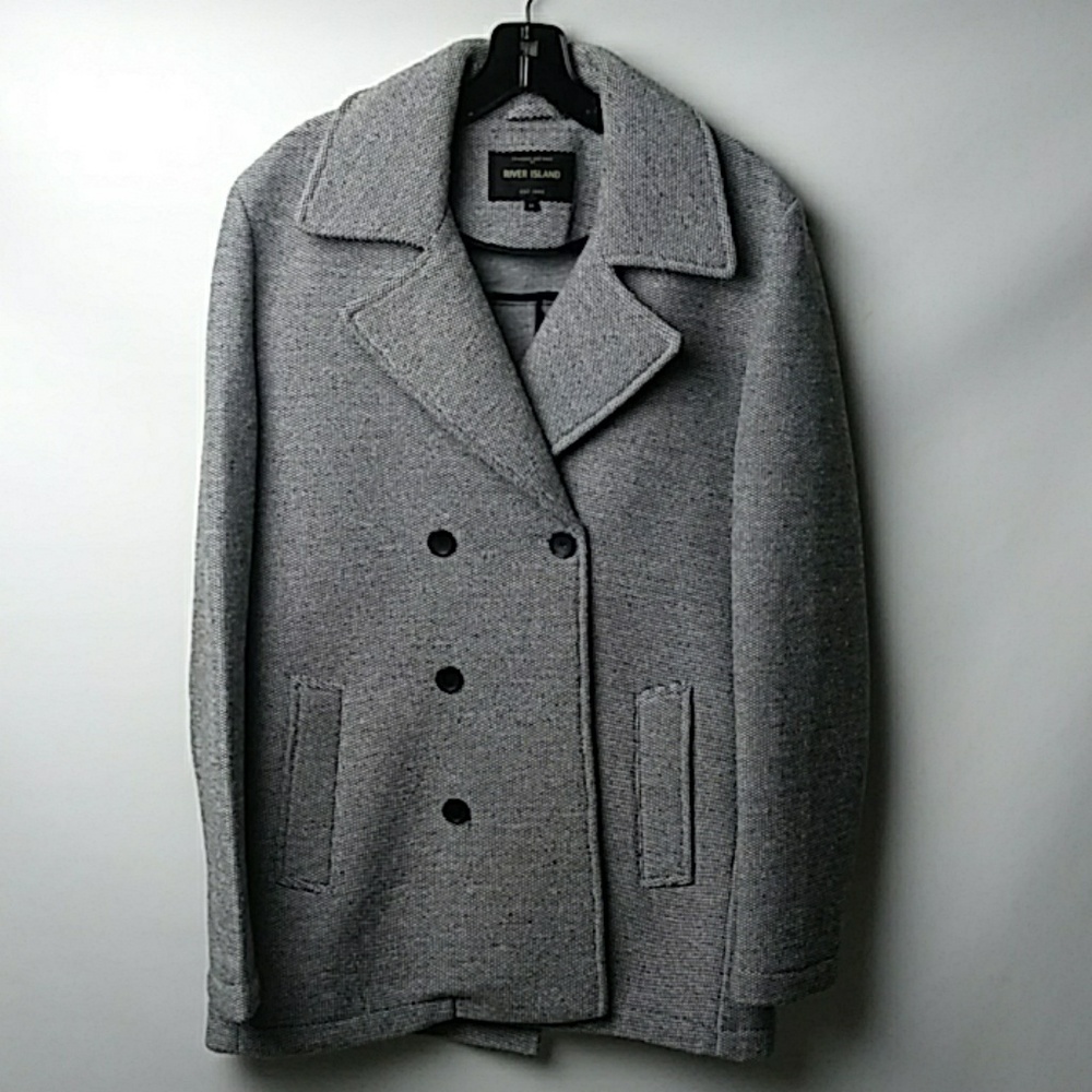 MENS RIVER ISLAND PEA COAT